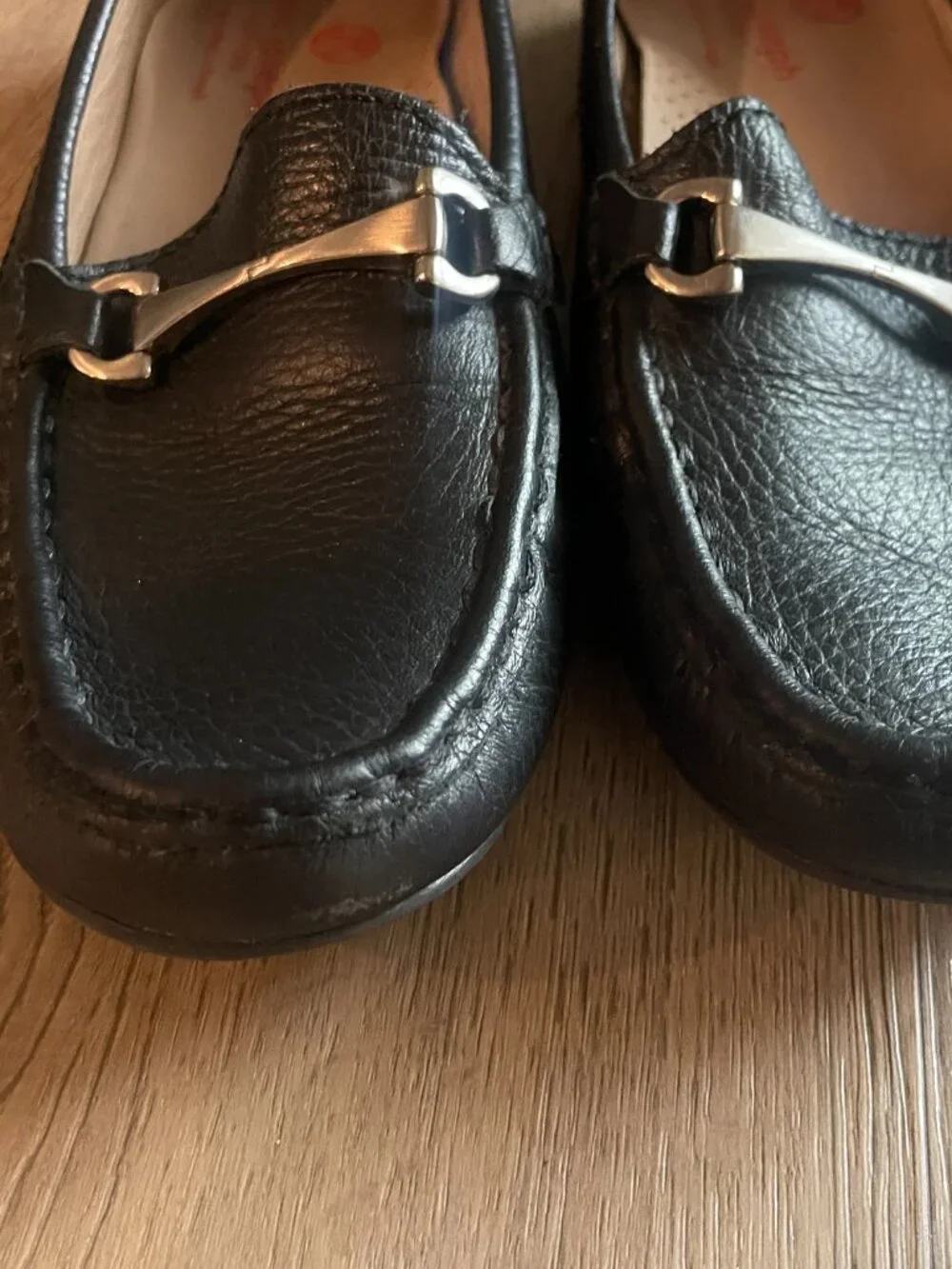 Marc Joseph New York Richmond St Women's Black Leather Loafers 7.5!